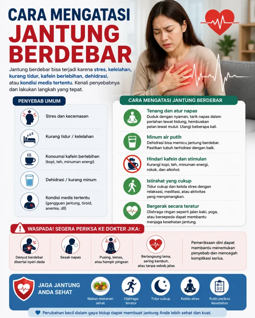 Cara Mengatasi Jantung Berdebar