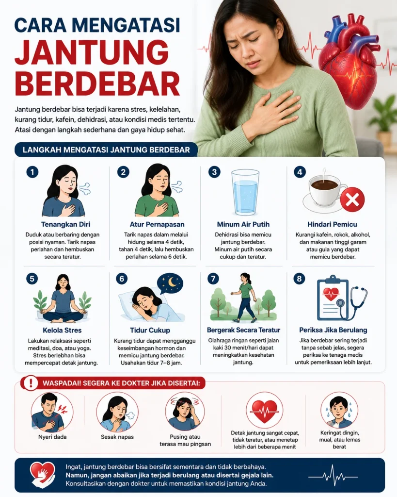 Cara Mengatasi Jantung Berdebar