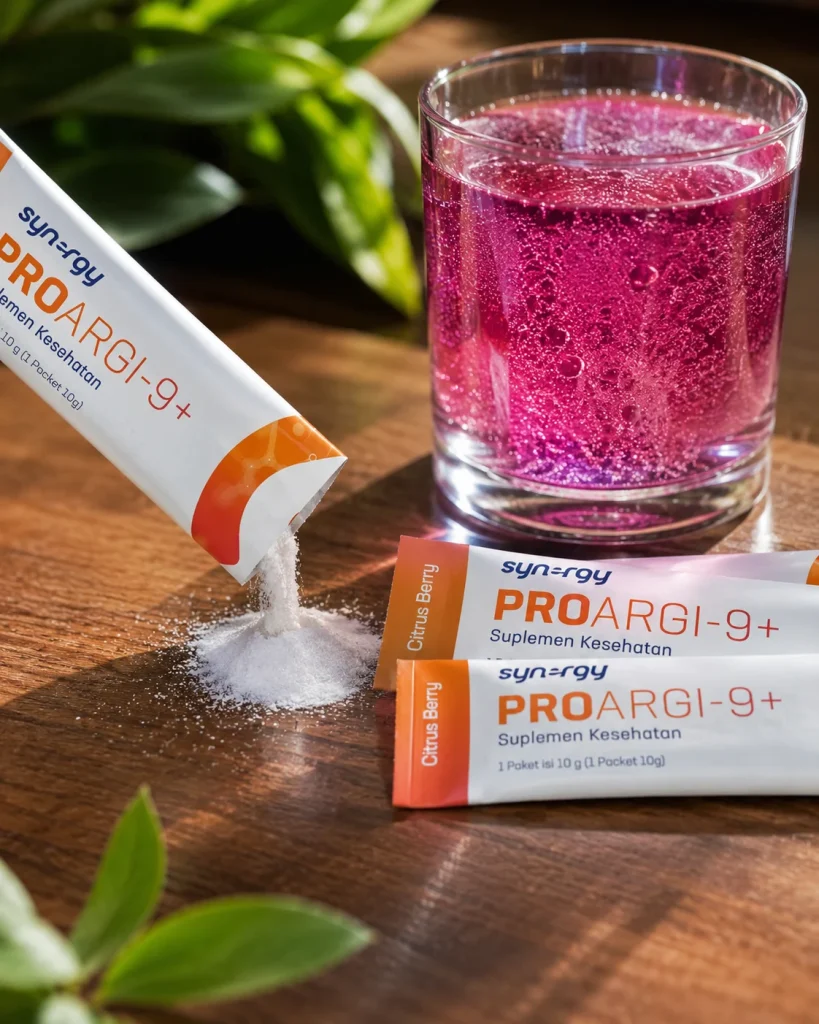 isi serbuk l-arginine proargi