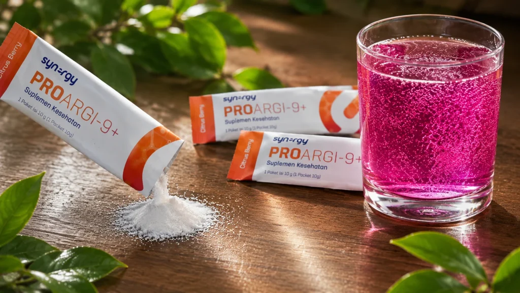 isi serbuk l-arginine proargi